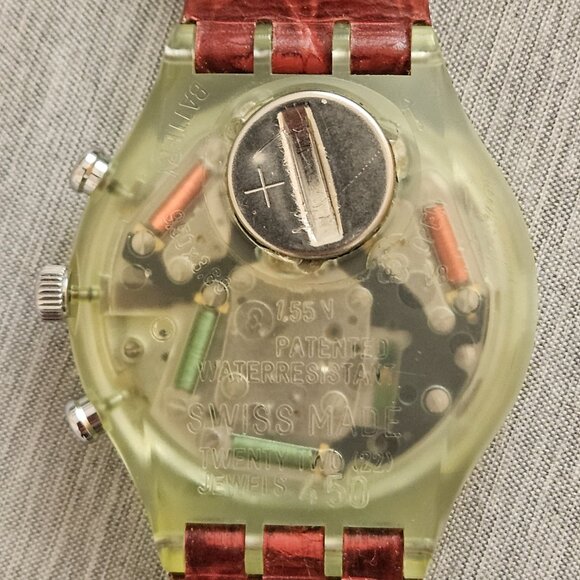 1994 Vintage Swatch Chrono Watch " Tyrone " - Picture 6 of 10